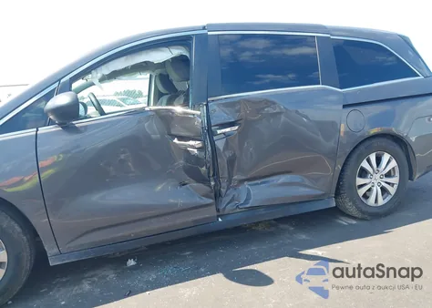 2016 Honda Odyssey Se from USA, damaged, VIN 5FNRL5H37GB120609
